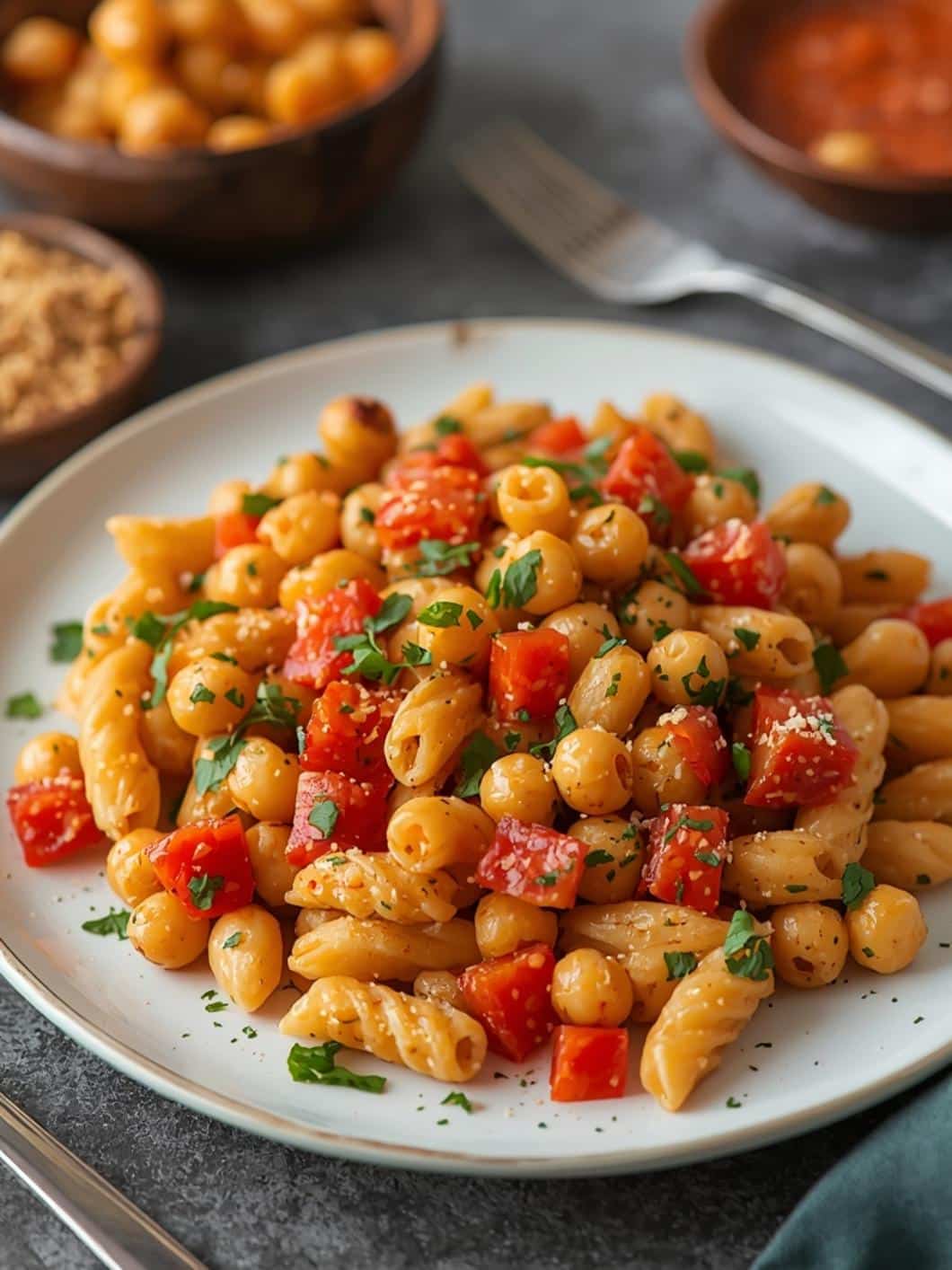 Buffalo Chickpea Pasta Salad: High-Protein Vegan Recipe for Summer