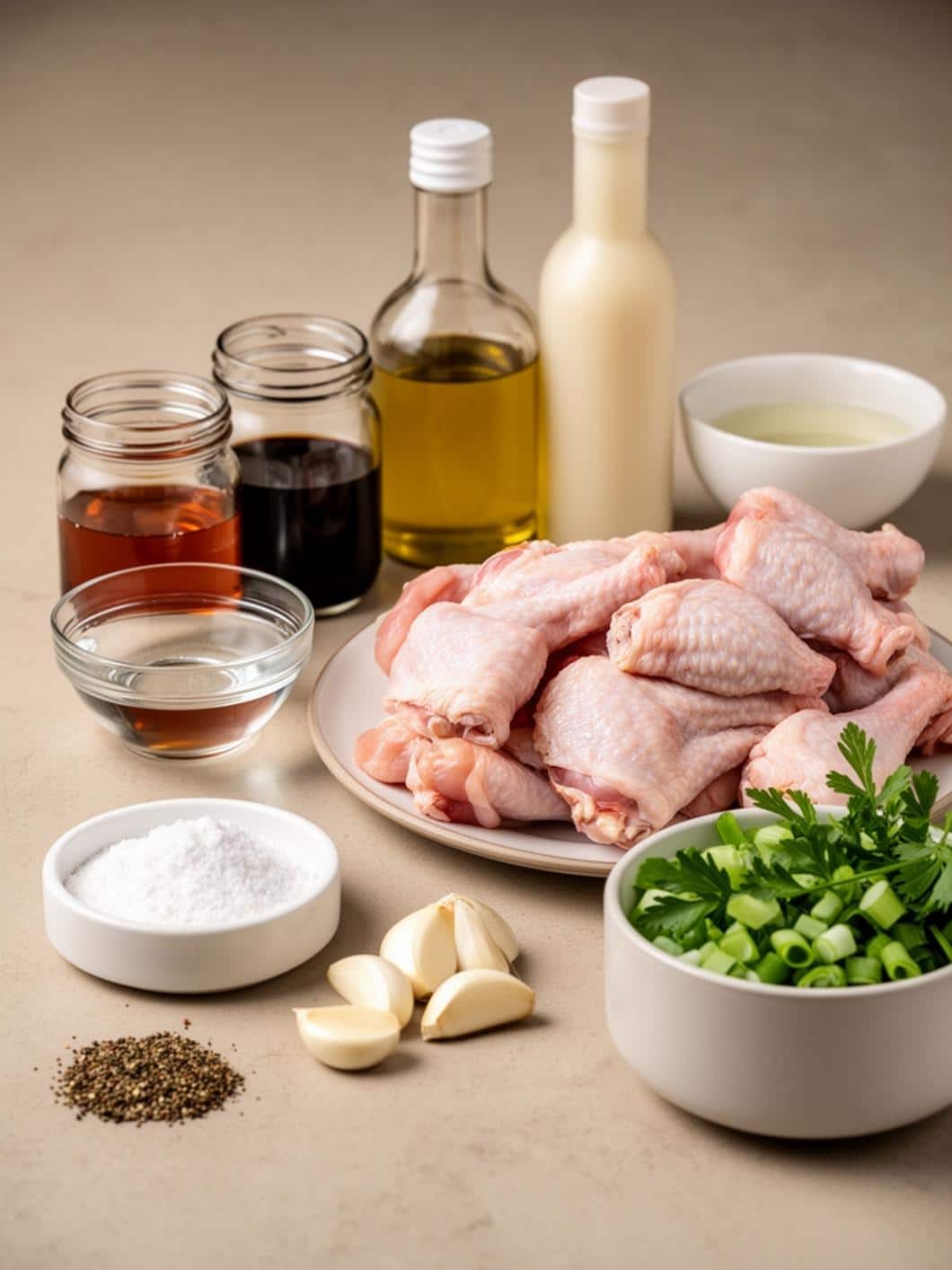 Crispy Air Fryer Maple Garlic Chicken Drumettes