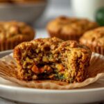 High-Protein Carrot Zucchini Savory Muffins: Healthy Veggie Muffins for Kids 12 =