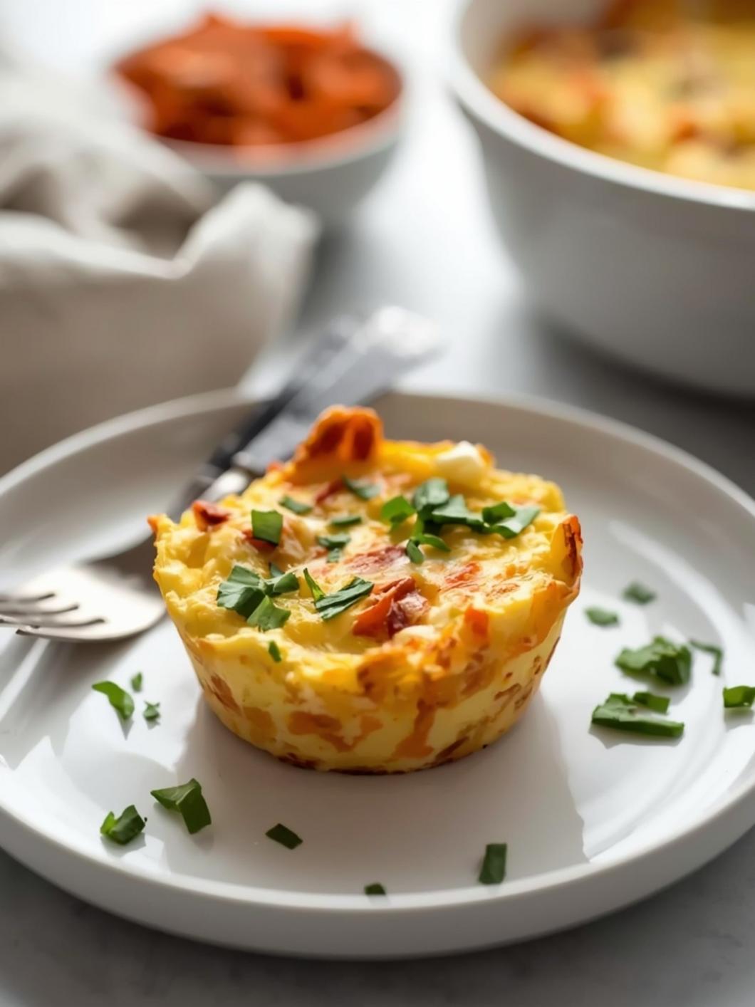 High-Protein Egg Bake Cups: Easy Make-Ahead Breakfast Casserole