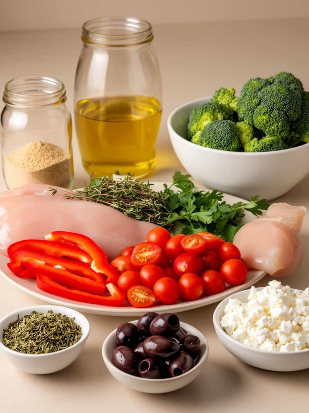 High-Protein Lemon Thyme Chicken Bowls - Easy Healthy Dinner Mediterranean 13 High-Protein Lemon Thyme Chicken Bowls - Easy Healthy Dinner Mediterranean