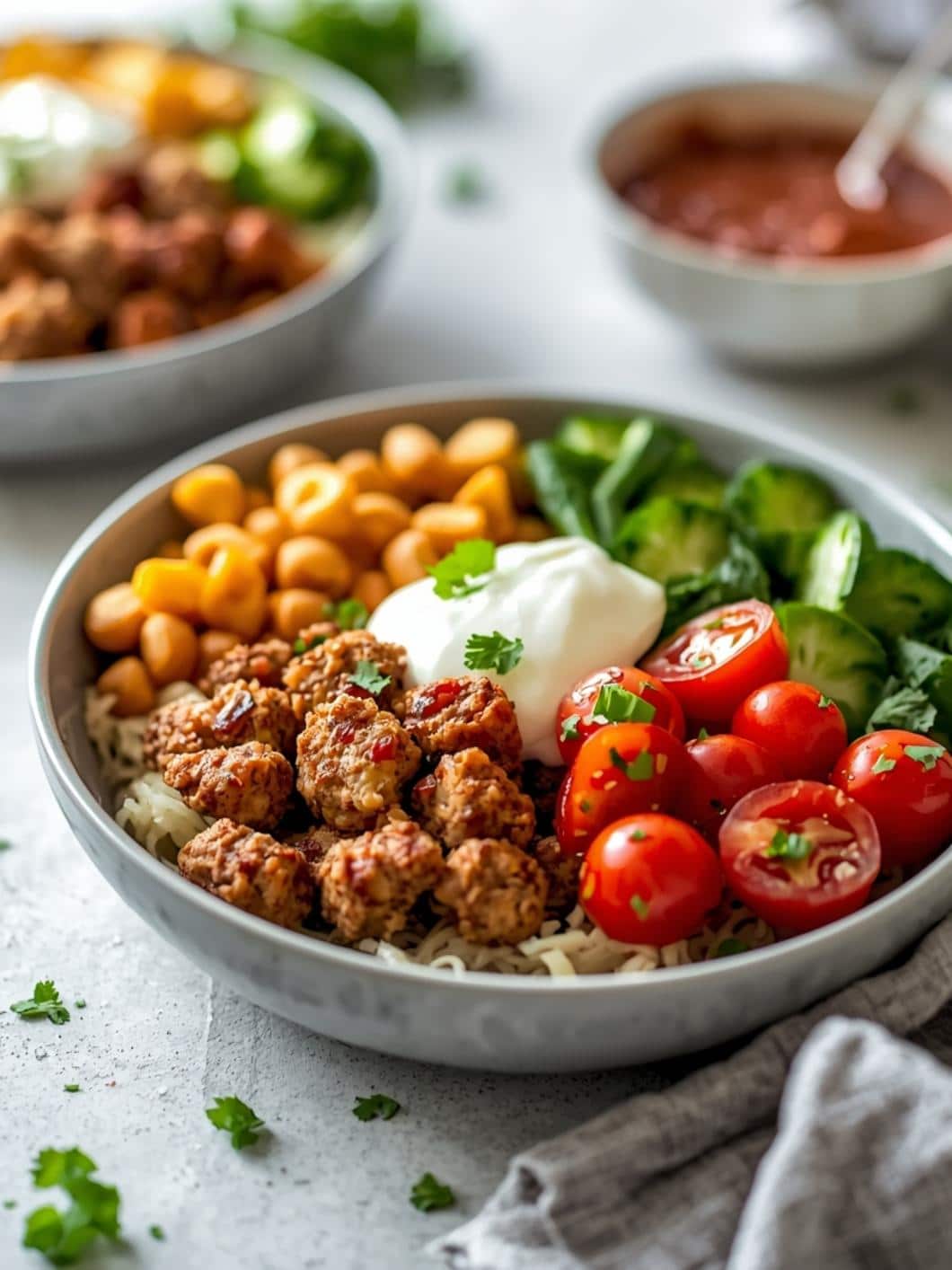 High-Protein Turkey Burger Bowls for Healthy Meal Prep