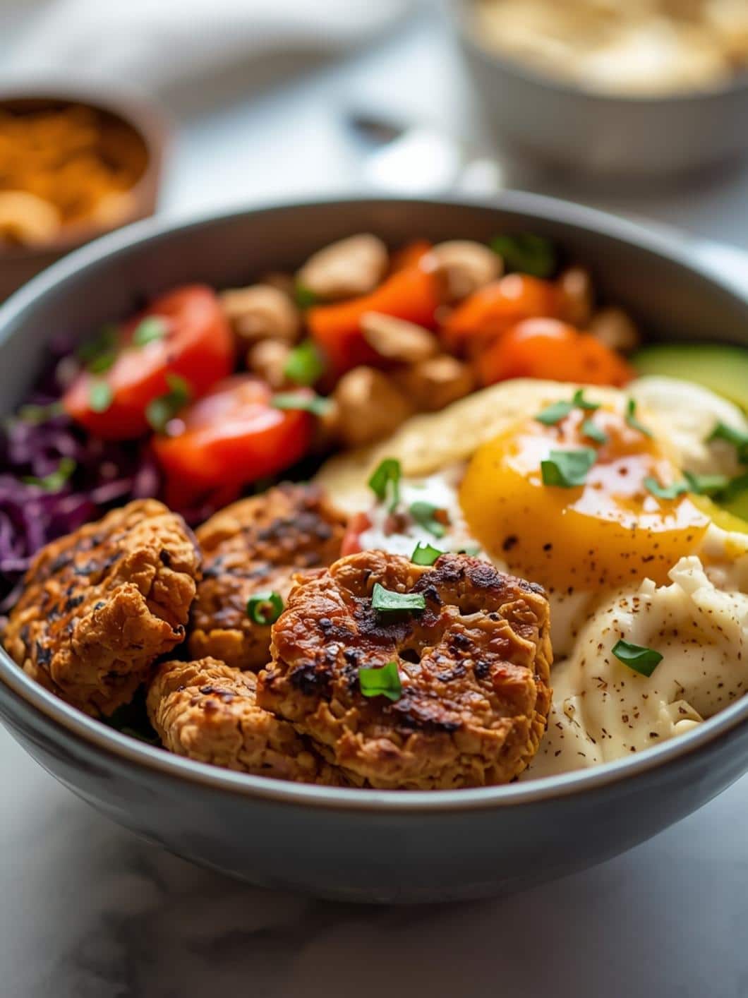High-Protein Turkey Burger Bowls for Healthy Meal Prep