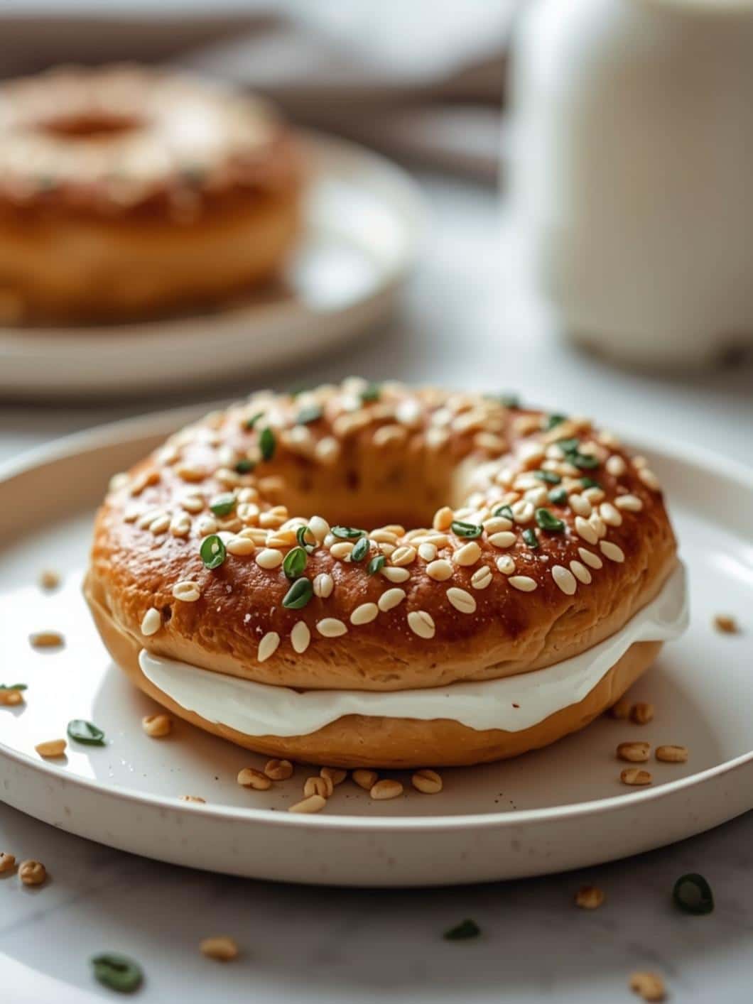 Homemade Protein Bagels with Greek Yogurt - Easy High Protein Breakfast Recipe