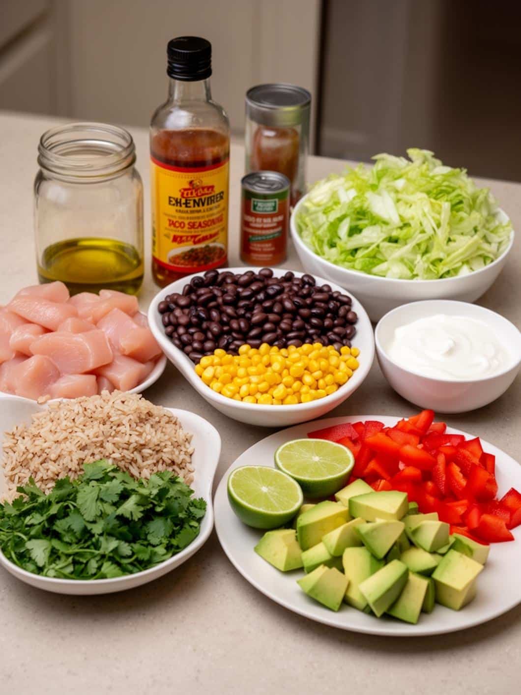Macro-Friendly Burrito Bowls - Healthy Dinner & Lunch Ideas