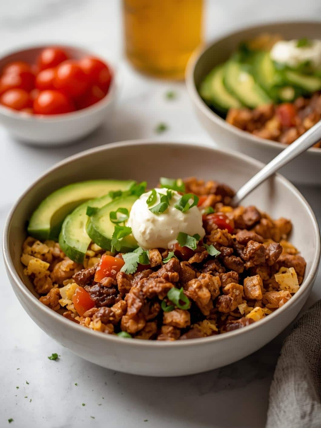 Macro-Friendly Burrito Bowls - Healthy Dinner & Lunch Ideas