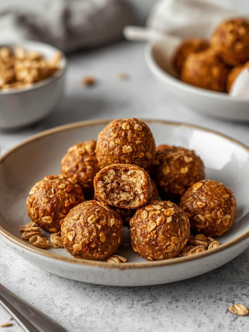No-Bake Oatmeal Protein Energy Balls - Easy & Healthy Snack Recipe