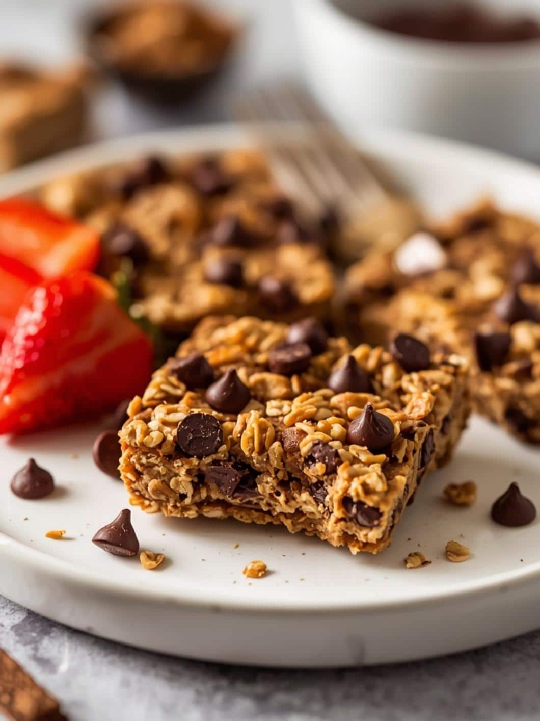 Protein Chocolate Chip Lunchbox Bars: Healthy Snack Bar Recipe
