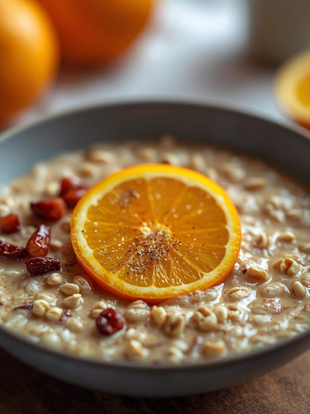 Protein Orange Cardamom Breakfast Oats - A Delicious & Healthy Start to Your Day!
