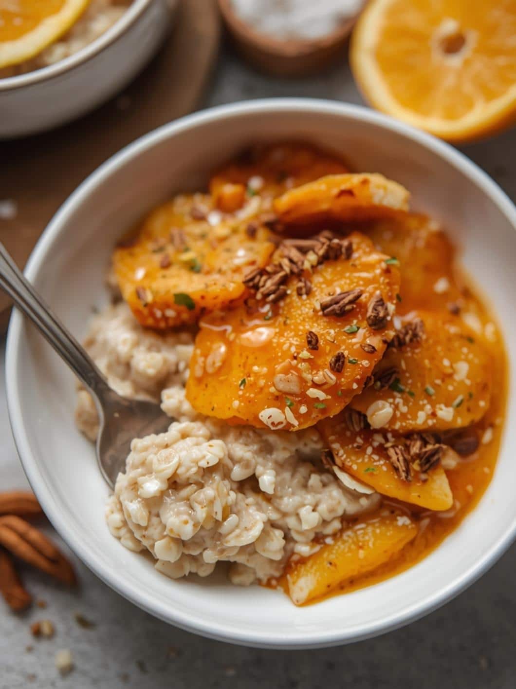 Protein Orange Cardamom Breakfast Oats - A Delicious & Healthy Start to Your Day!