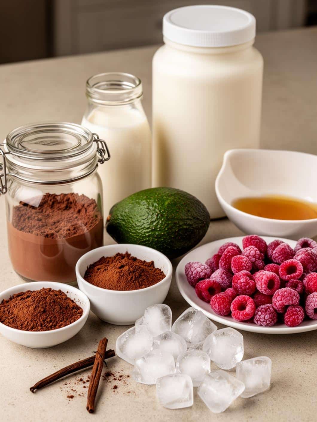 Protein Raspberry Cocoa Smoothie