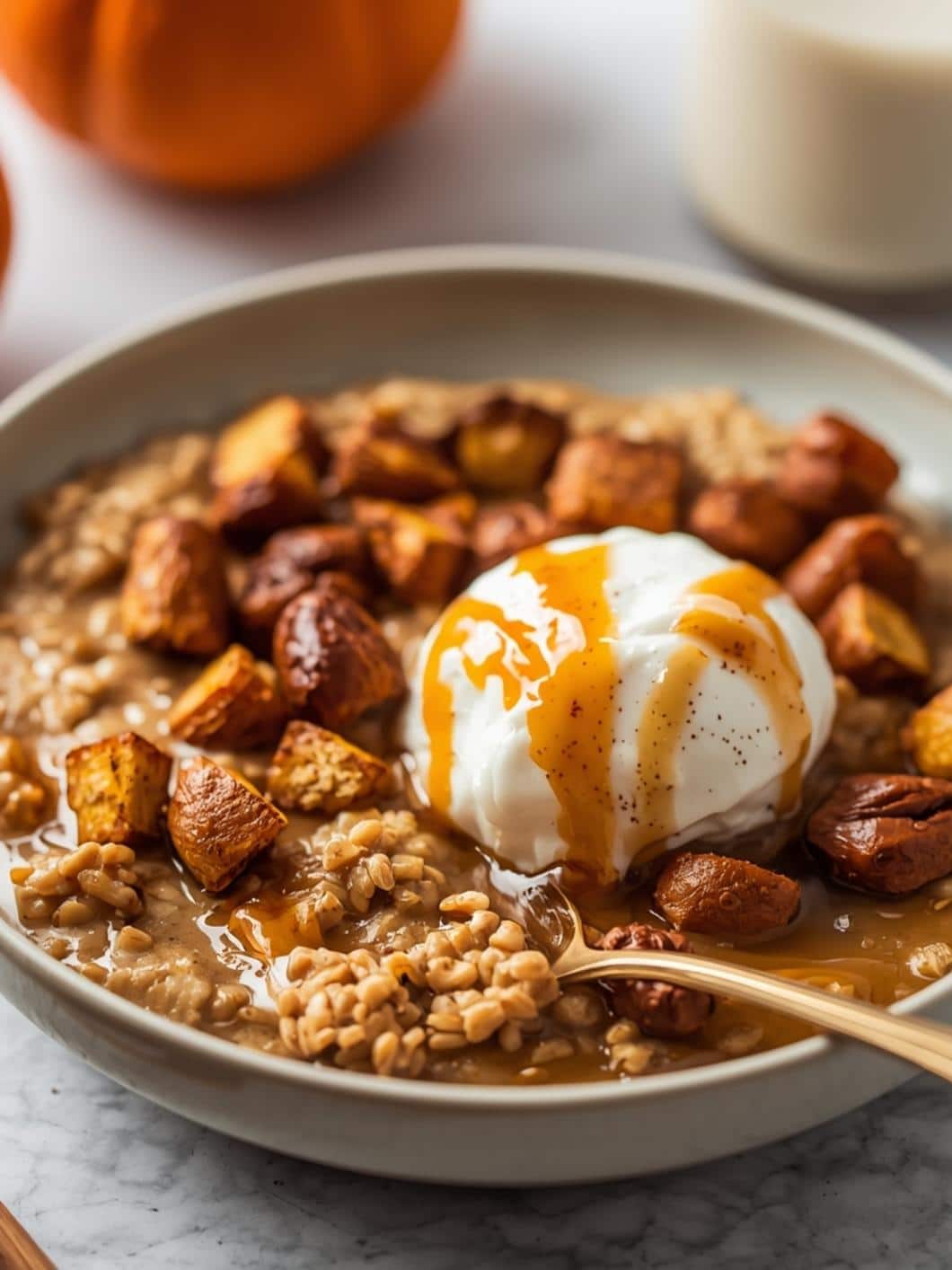 Pumpkin Spice Protein Overnight Oats - Easy & Healthy Breakfast Meal Prep