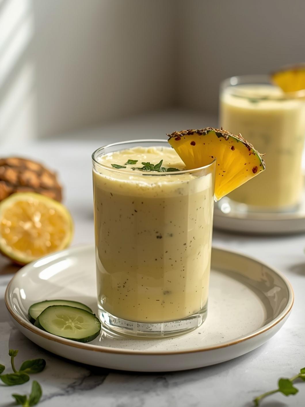 Refreshing Pineapple Mint Cucumber Smoothie Recipe 15 Refreshing Pineapple Mint Cucumber Smoothie Recipe