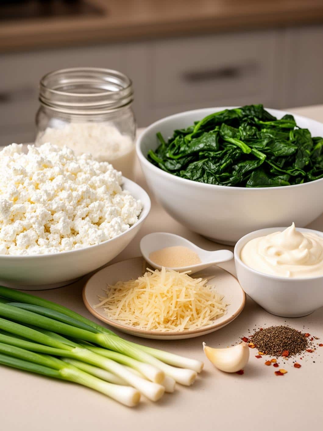 Savory Cottage Cheese Spinach Dip Recipe