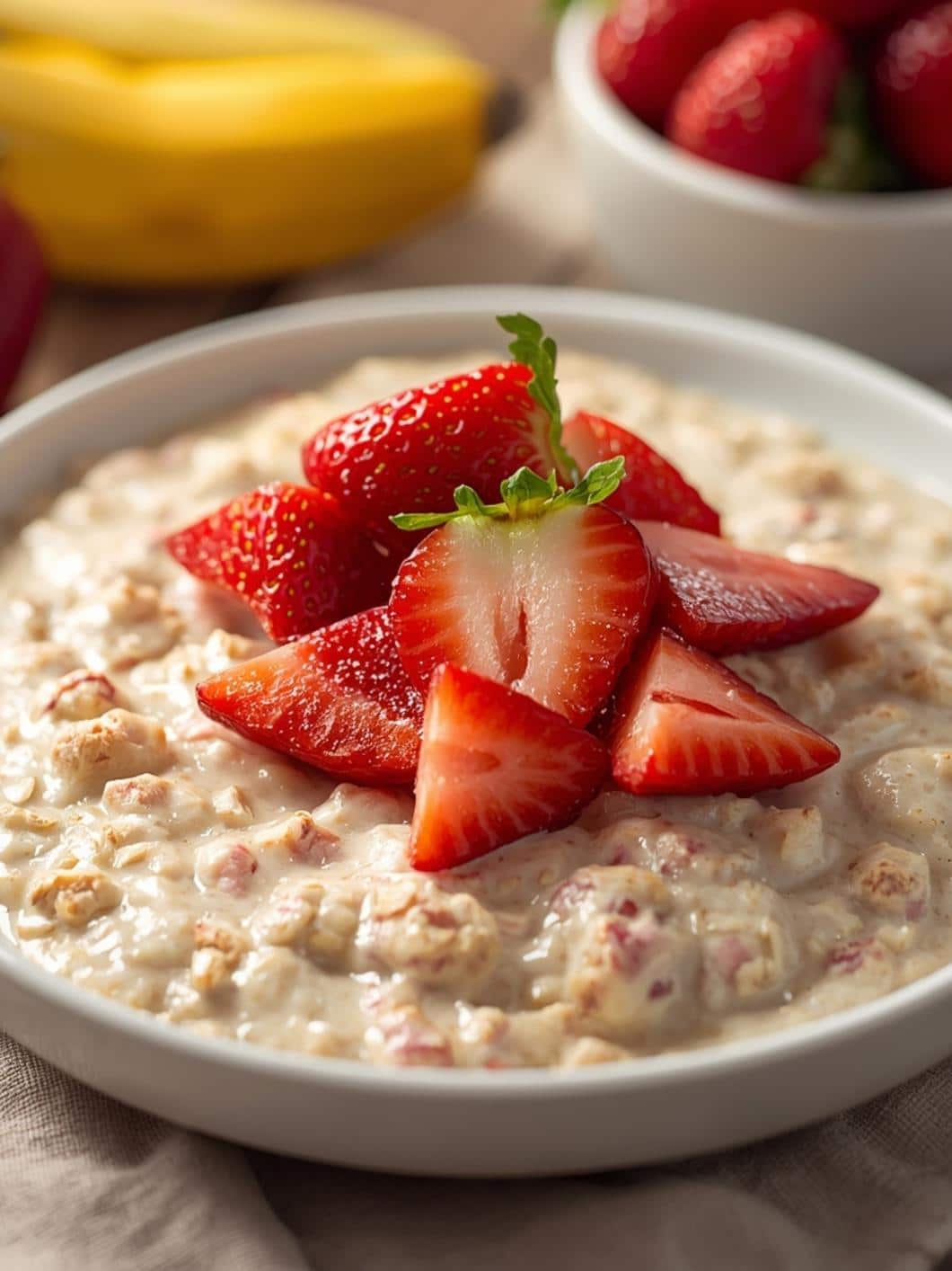 Strawberry Shortcake Protein Oats: Easy Overnight Breakfast Recipe 11 Strawberry Shortcake Protein Oats: Easy Overnight Breakfast Recipe